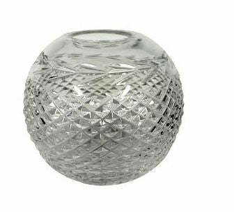 Waterford round crystal vase, 5.5" diam., 5.5" h