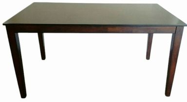 Rectangular Dining Table, Dark wood *AS IS*