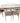 Vintage Enameled kitchenette table w/6 chairs, 31H. 42-84W. 32D