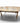 Rustic Oval Dining Table, 28H. 75.5L. 43D
