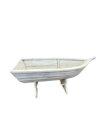 Wooden Boat Model w/Stand 8x22"