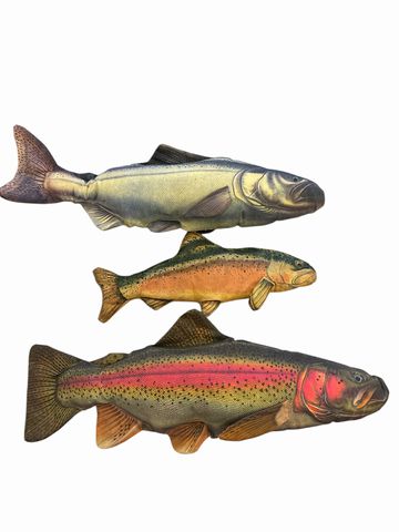Set of 3 fish pillows, 19-20L