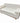 MCM loveseat w/ ivory boucle upholstery & 2 bolster pillows, 28.5" h, 62.5" w, 2