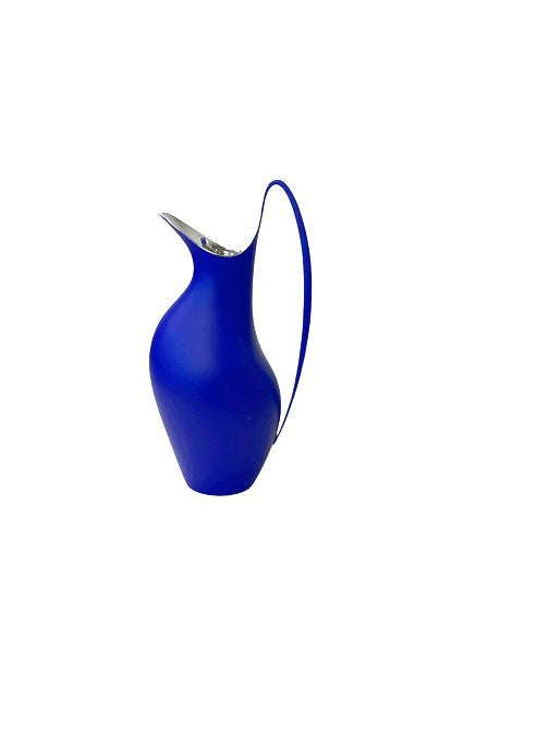 Blue Stainless Georg Jensen Henning Koppel Aria 1.9 Litter Pitcher