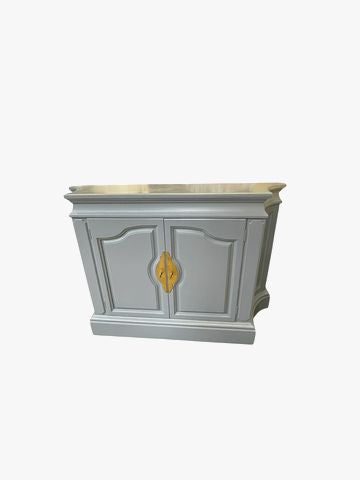 Traditional Painted Cabinet, H. 29.5 in.x W. 44 in. x D. 13.5 in.