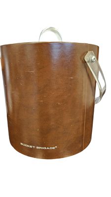 Bucket Brigade Leather Ice Bucket 10' x 8"