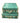 PAIR of vintage 1950s Samsonite turquoise green "Streamlite" hardshell suitcases