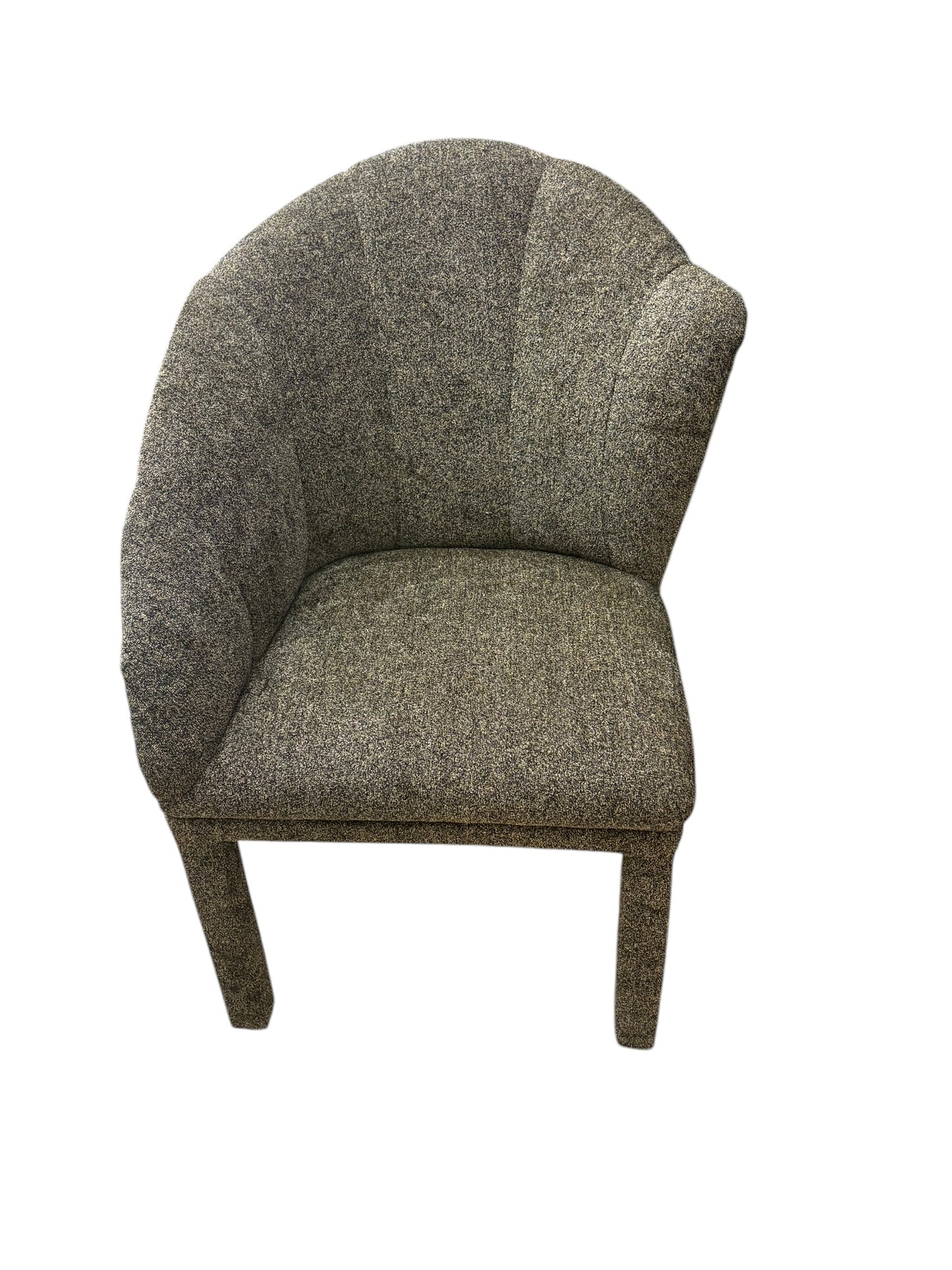 Modern black/gold occasional chair, 25" w x 26" d x 36" h