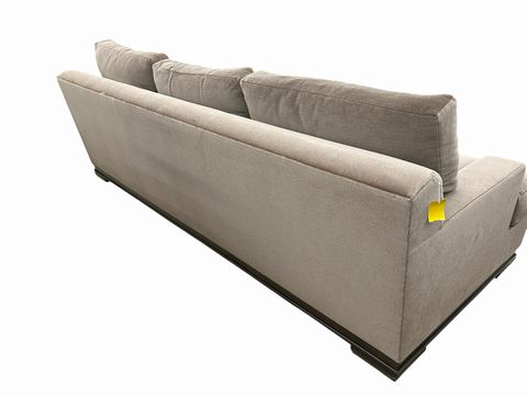 Holly Hunt Mohair Upholstered Sofa, H. 28 in. x L. 96 in. x D. 39 in.
