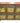 Handpainted 6-door pine Tibetan cabinet, 36" h, 47" w, 16" d