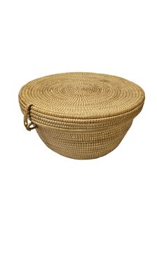 Traditional Tight Weave  Basket Round 6"Hx12"D