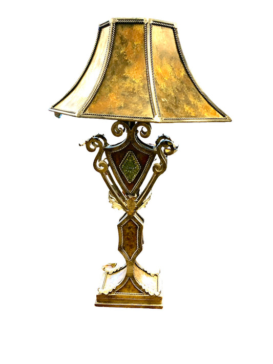 Tall Metal Italianate  Lamp 34x25"