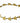 14k Yellow Gold Hawaiian Flower Bracelet, 9g. 7.5 in.