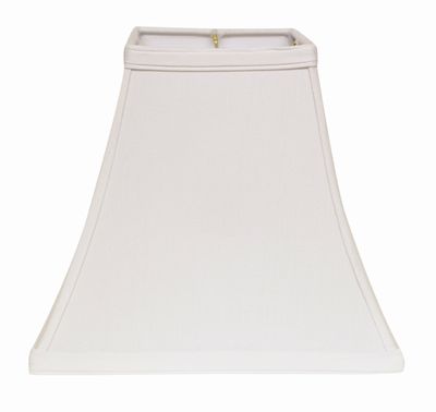 10" White Square Bell Lampshade