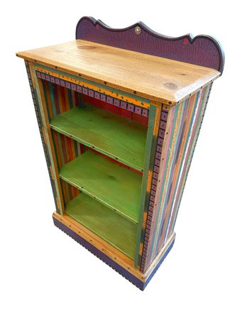 Shoestring Creation Bookcase, H. 41.5 in. x 25.25 in. x 12.5 in.
