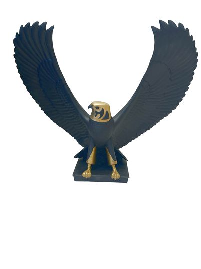 "Falcon of the Nile" Vtg Statue 13"x14"x4"