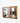 Pair "Uttermost" Rectangular Ratan Framed Wood MIrrors 36"h x 27"w