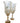 Pair Crackled Glass Footed Hurricane CandleHolders 10"H x 9"w ea