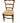 Set Of 6 Antique French Ladder Back Chairs 34ht x17w x16d"