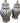 Pair X-Lrg Blue/White Chinese Ginger Jars 26"h x 13"w