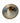 Round Mirror w/Wide Silver Metal Frame 41"rd