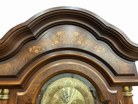 Kieniger German Grandfather Clock, H. 88 in. x W. 28 in. x D. 14 in.