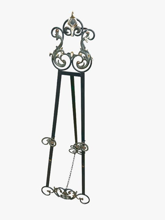 Ornate Metal Standing Easel 47"x17"