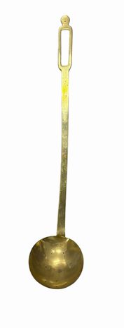English brass ladle, 18.5"