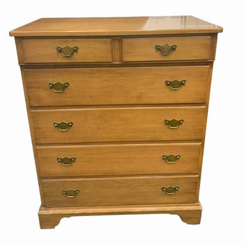 Pennsylvania House solid rock maple chest of drawers, 36x20x44.5"