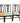 Set of 6 Mahogany Chippendale Chairs, 2 arm, 2 side, 38H 20-22.5W 21D