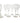 Set of 8 Baccarat White Wine Glasses 7.75"H