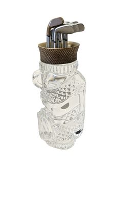 Waterford Crystal Golf Bag Paperweight 5" x 2"