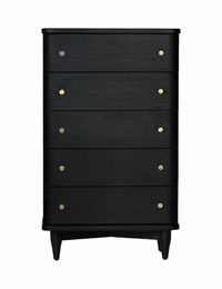 Shiloh 5 Drawer Dresser, 36.5W x 20"D x 61"H