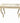 Handpainted yellow console table w/cabriole legs & floral motif, 31H. 44W. 17D.