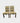 Pair of roll back Parsons-style chairs w/plaid upholstery, 42H. 20.5W. 25D