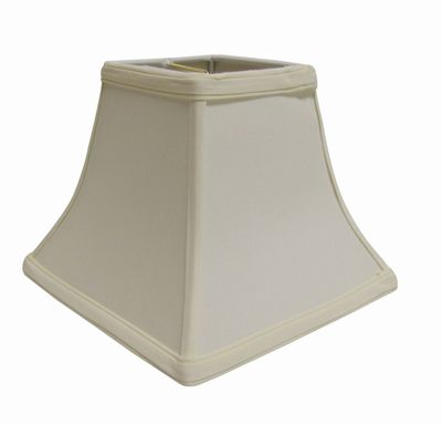 10" Ivory Square Bell Lampshade