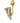 Sconce Pair VA Metalcrafters Brass&Glass BettyLamp #2011, 16"h