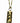 14k Yellow Gold Hawaiian Vertical Barrel Pendant with Black Coral, 14k Chain