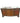 Vintage Chippendale-inspired serpentine-front mahogany sideboard w/ custom glass
