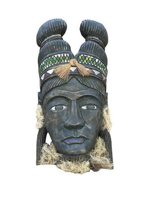 Vintage African Mask 18"x9"