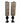 Vintage Assembled metal/marble Lamp Pair with Buddhist Script Shades 24" x 7"