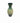 Turquoise & Cobalt Blue Crystalline Drip Signed Vase 14x6"