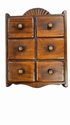 Wood Colonial Decor Spice Cabinet 10"Hx8"W