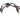 Listed artist Serge Jolineau Cut Metal Sculpture, Bird Arch 13" x 20"w