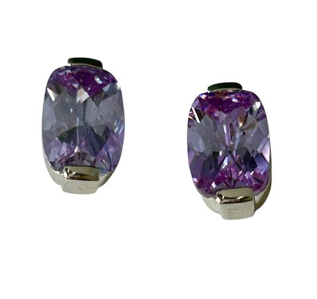 Pair Pink Tourmaline Pierced Earrings