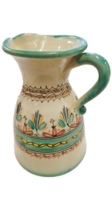 Handpainted Ceramic Jug 8" x 5"