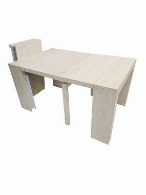 Extendable Table / Console 5 Leaves, Canadian Birch 118"W 37.5"D x 30"H