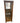 Tiger oak one door display cabinet w/2 glass shelves, H 62x W 24x D 20.5