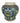 Turkish Pottery Hand Painted Ceramic Vase 9x9"