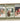 Framed triptych of vintage Coca Cola advertisements, 16.75" h x 28.25" w